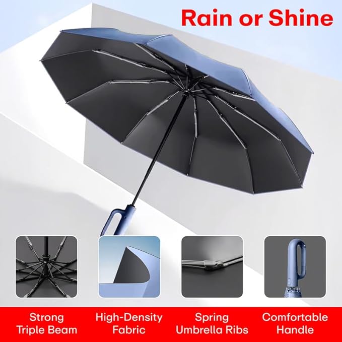 Compact 3Fold Travel Umbrella