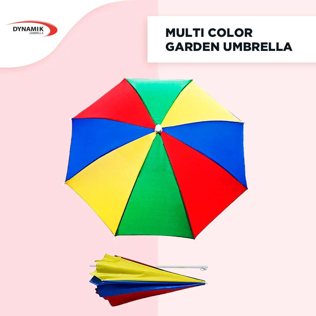 Multi Color Garden Outdoor Umbrella - Classic Umbrella