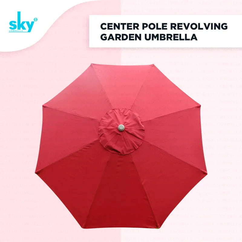 Center Pole Garden Parasol Umbrella - Classic Umbrella