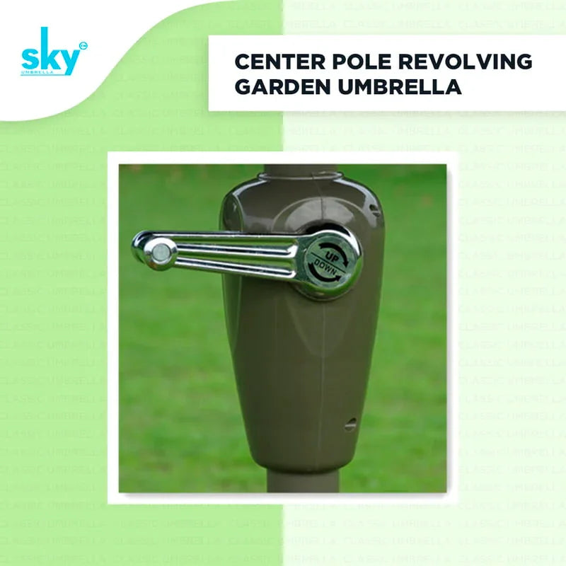 Center Pole Garden Parasol Umbrella - Classic Umbrella