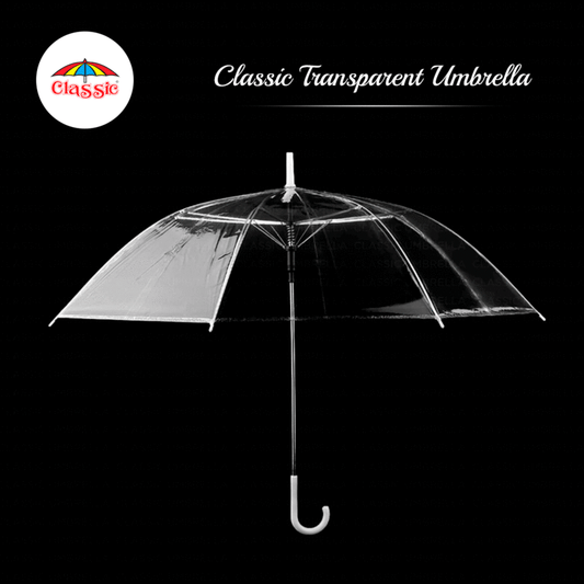 Transparent Clear Umbrella - Classic Umbrella