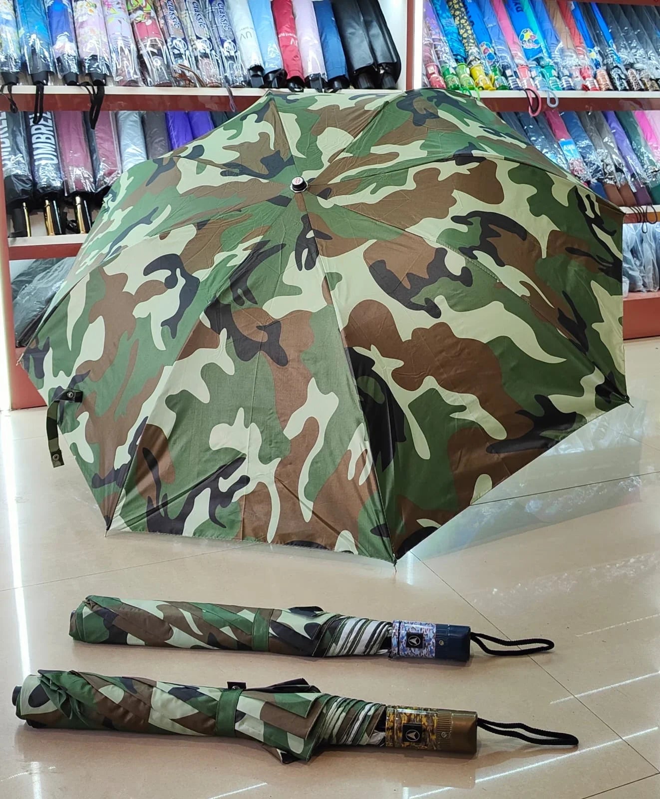 30inch Army Print Classic Golf Umbrella - Classic Umbrella