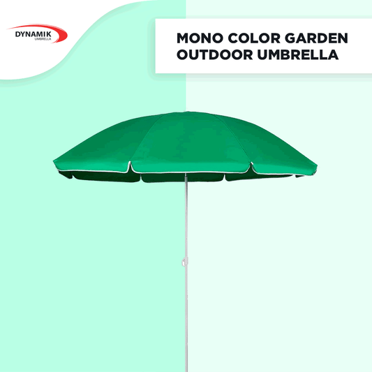 Mono Silver Garden Outdoor Umbrella