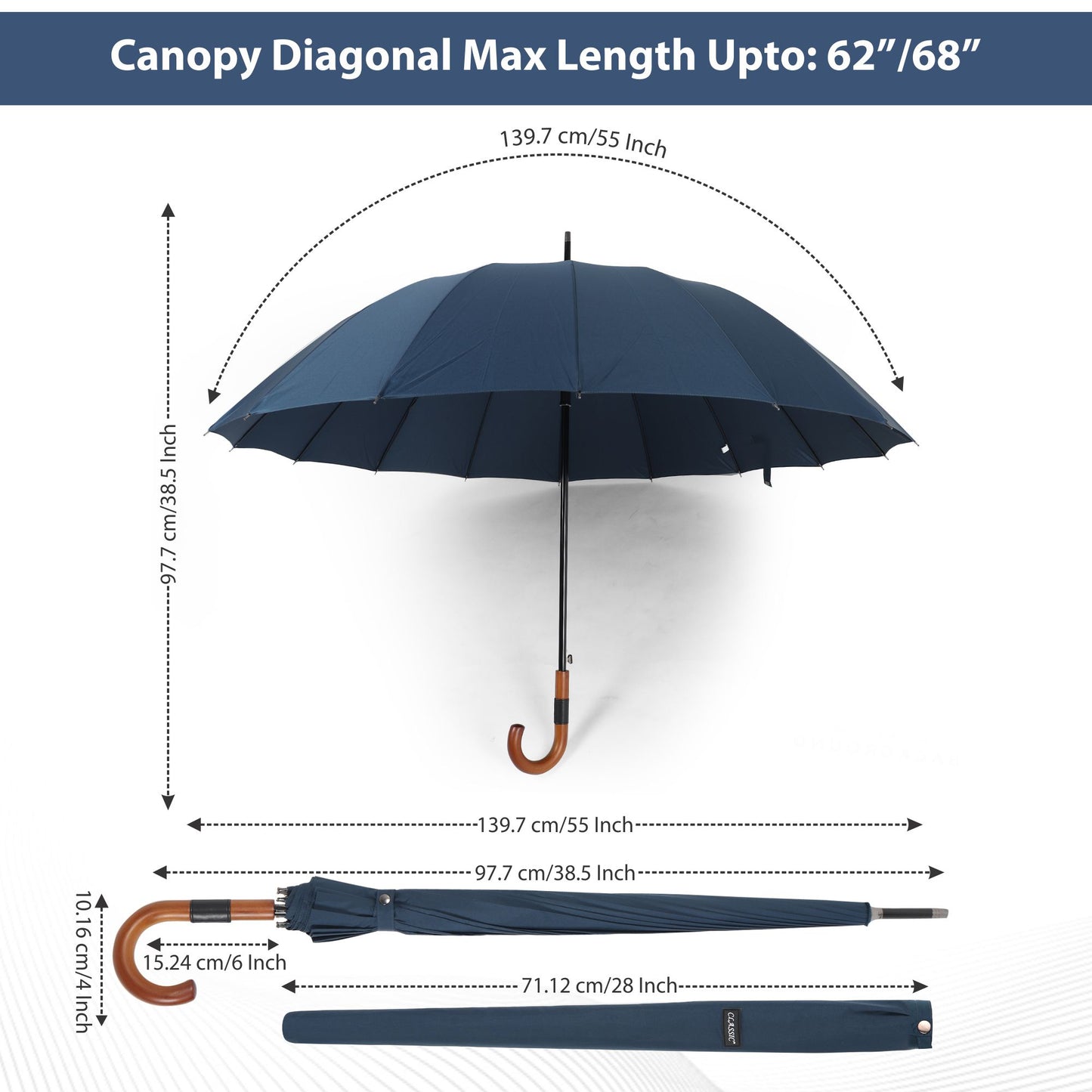Classic Premium Windproof Umbrella