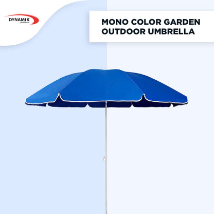 Mono Silver Garden Outdoor Umbrella