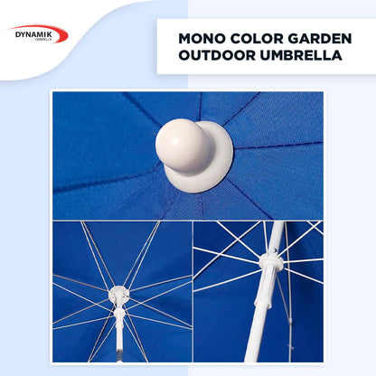 Mono Silver Garden Outdoor Umbrella