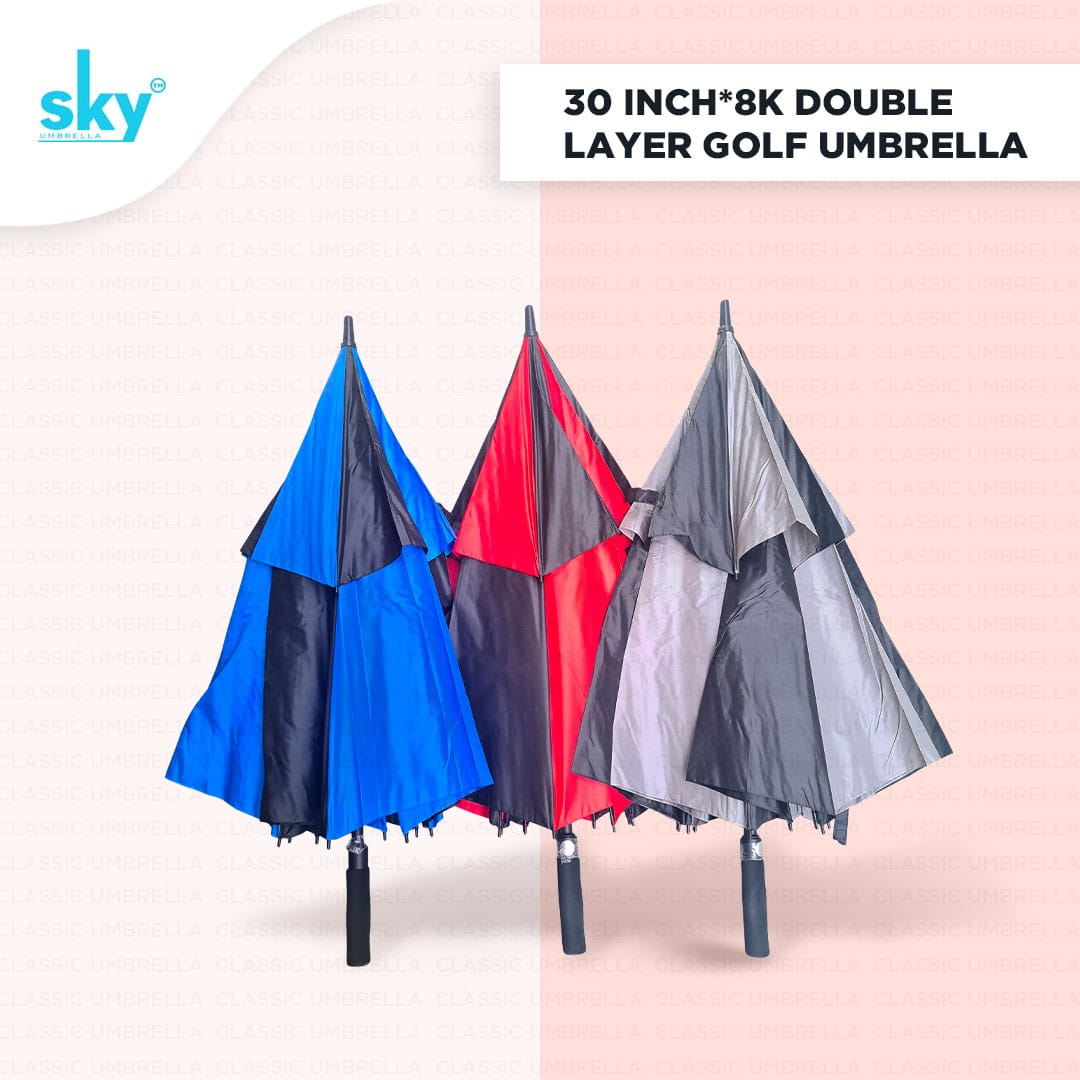 Double Layer Golf Umbrella