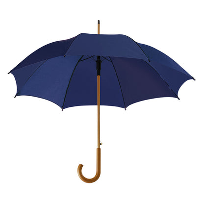 Golf Navy Blue wooden handle umbrella Sky Umbrella