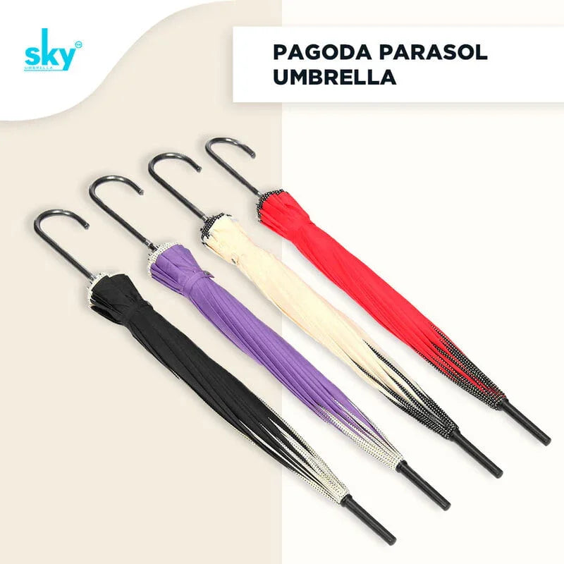 Fancy Pagoda Shaped Umbrella - Classic Umbrella