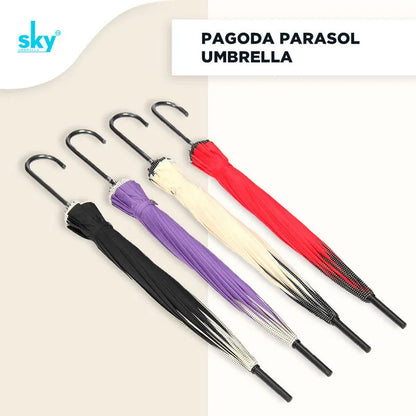 Fancy Pagoda Shaped Umbrella - Classic Umbrella
