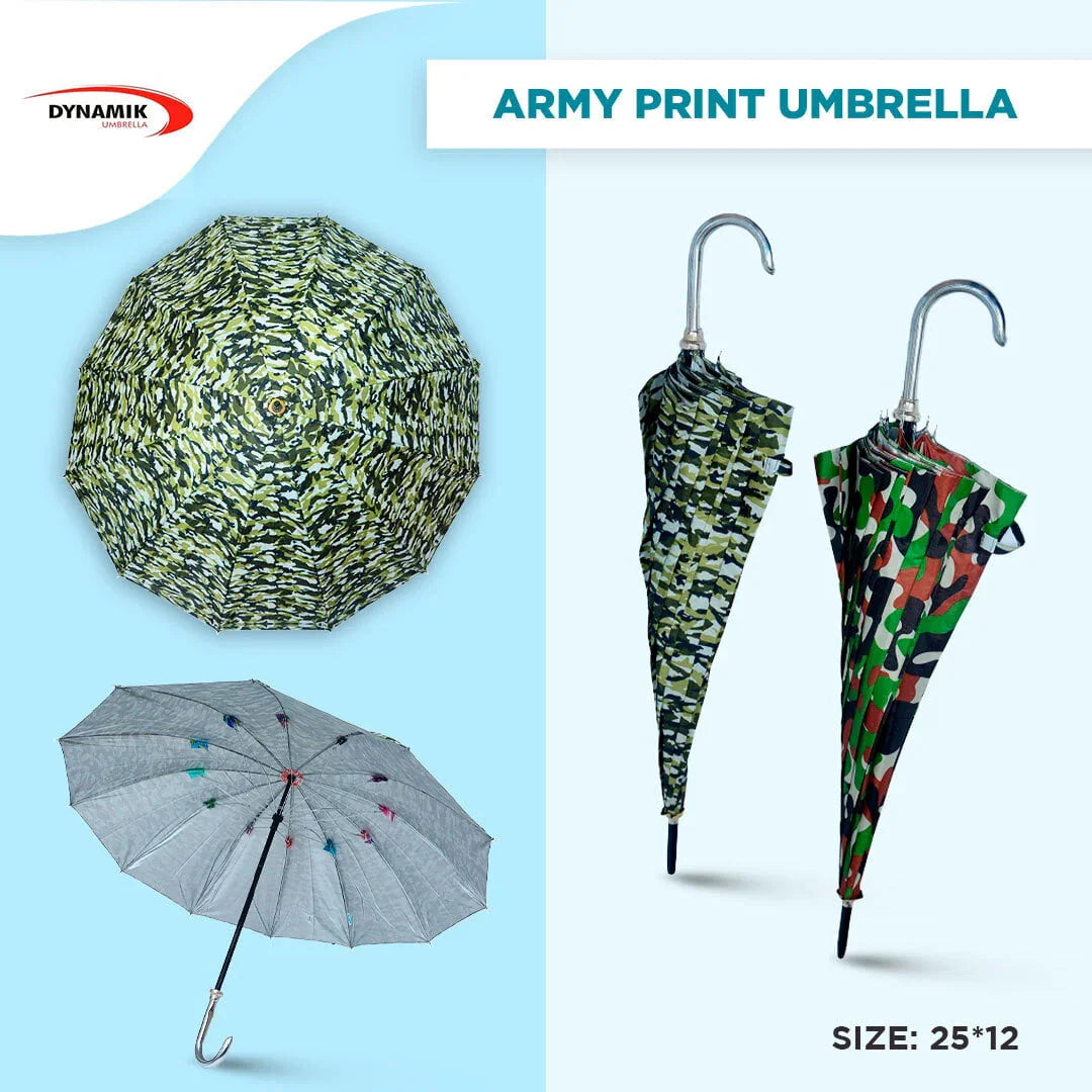 30inch Army Print Classic Golf Umbrella - Classic Umbrella