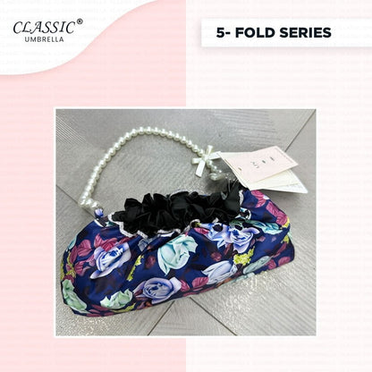Premium Printed Bag 5Fold Classic Umbrella