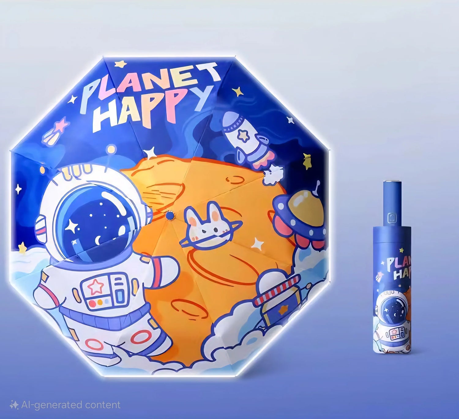 3 Folding Kids Cartoon Automatic Umbrella UV - Classic Umbrella
